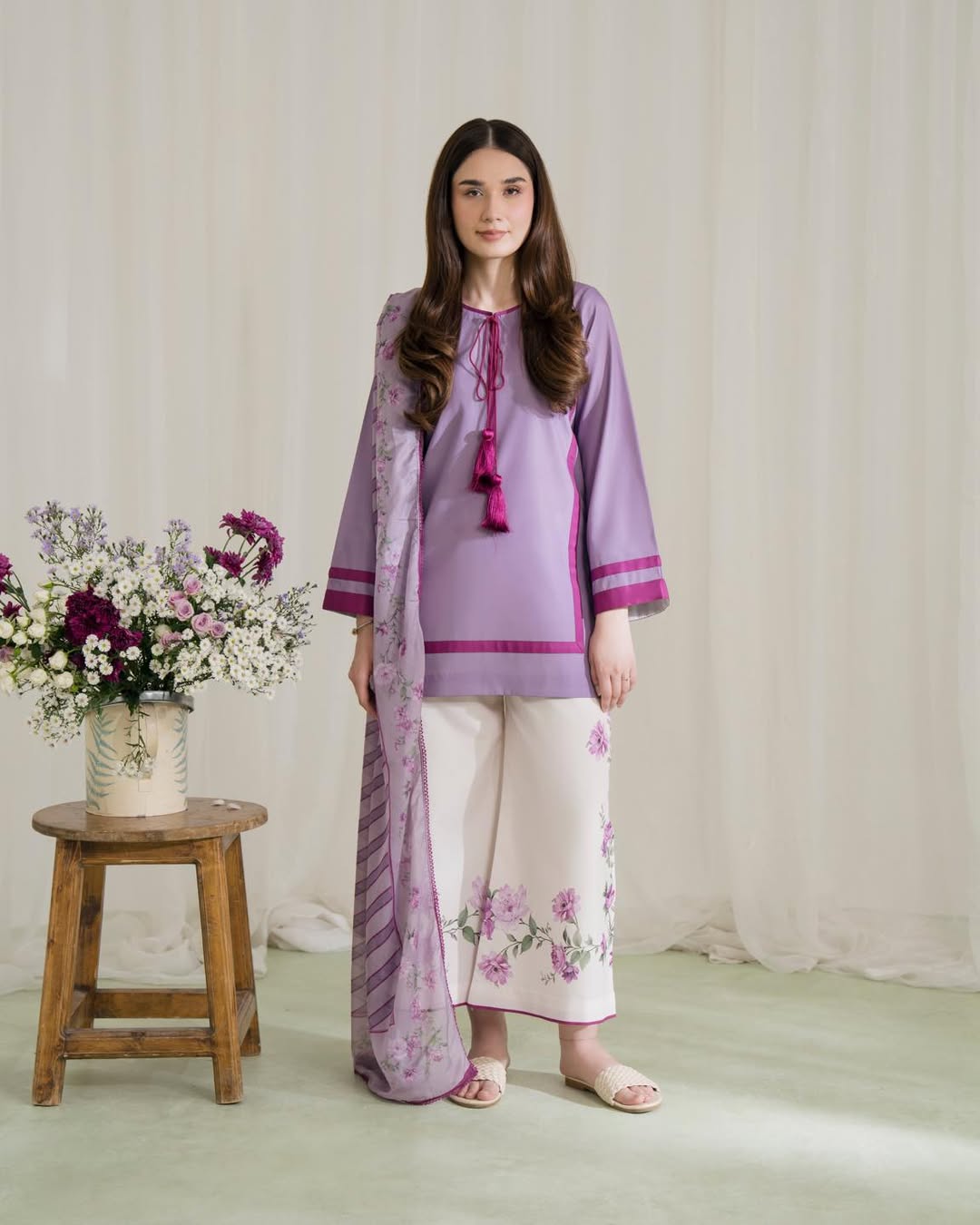 Laila Bloom 3pcs Premium Soft Crepe RL-10